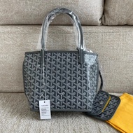 Dog Tote Bag Goyard Anjoumini Anjoumini Double-Sided Shopping Bag Herringbone Pattern Waterproof Can