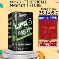 Viên Uống Giải Độc Nutrex Lipo6 Black Cleanse & Detox 60 Viên