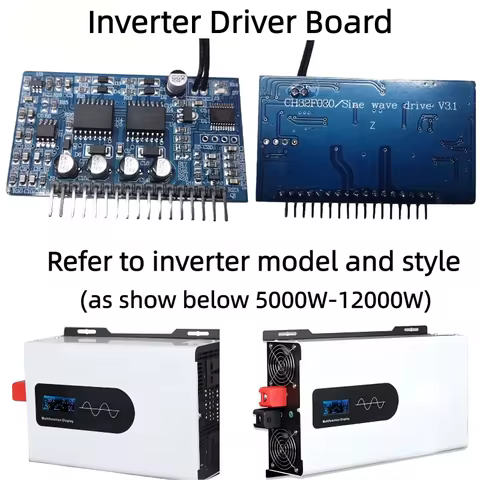 5KW 6KW 8KW 10KW 12KW DC 12V-96V To AC 110V 220V Inverter Accessories Inverter Driver Board Power Mo