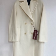 促銷品 MaxMara -Agenda 水波紋 羊毛大衣