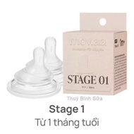 Moyuum Natural Fit Mov.aa bottle nipple - All sizes - Box of 2 New Model 2026