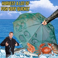 【hot sale】﹍㍿◐Magic Fish Trap-Portable Fishing Net, Crab Fish Trap, Foldable Fishing Bait Trap Cast