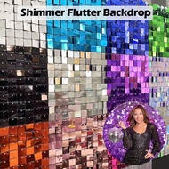 Shimmer Backdrops Party Panels Birthday Decoration Set Arch Wall Ideas Wedding Photoshoot