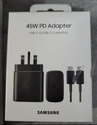 全新 Samsung 45W PD Adapter USB-C to USB-C Cable(5A)