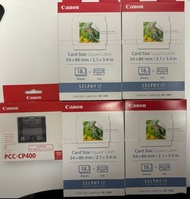 Canon - color ink/card-size square labels set KC-18IS and PCC-CP400 card size(C) paper cassette
