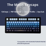 [SG Local Stock] The Moon Keycaps | Cherry Profile | PBT Dye-Sub | Royal Kludge Tecware Keychron Akko Keycap