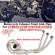 Slip On For CFMOTO CF 675R CF675R 675R-R 2024 2025 Motorcycle Exhaust Escape System Modified Muffler
