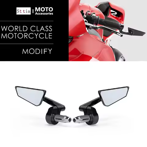 Fit For Ducati Panigale V4 V4S V4R 2025 NEW Motorcycle Aluminum Rearview Mirror Motorbike Bike Handl