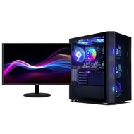 STGAubron Gaming PC Bundle with 24Inch FHD LED Monitor-Geforce RTX 3060 12GB GDDR6,Intel core I7 3.4