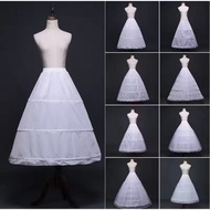 2/3/4/6 HOOPS Petticoat For Wedding Gown Petticoat For Kids Adult Petticoat For Ball Gown