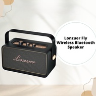 LONZUER Fly Portable Bluetooth Speaker Luaran Jarak Jauh Bass Gun High Volume Desktop Stereo