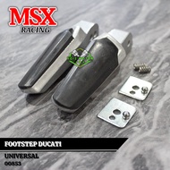 Footstep Ducati MSX Ducati Rear Footrest Pair of Foot Steps Bastep Bostep Universal Rear Footrest