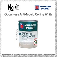 【SG Dealer】 Nippon Odour-less Anti Mould Ceiling White / Ceiling Paint