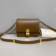 Celine 豆腐包 Box 小號 焦糖色