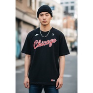 JEREMIAH Soft Premium Cotton Roundneck Jersey Shirt black D4 ChicagoBulls Chicago Bulls