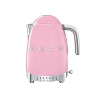 【SMEG】義大利控溫式大容量1.7L電熱水壺-粉紅色