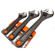 Bahco Adjustable Wrench Hardened Size 6 8 10 12 Inches Model 8070/8071/8072/8073-Black Sliding Key A