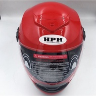 HPH HELMET FULL FACE RED Motorcycle Accessories