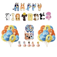 Bluey Theme Kids Birthday Party Decoration Supplies