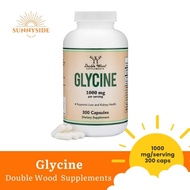 Double Wood Supplements-Glycine (1000 mg/serving 300 capsules)