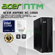 ACER ASPIRE XC1860-225W11S INTEL CORE ULTRA 5-225 8GB 512GB SSD WIN11 Office OPI H&S INTEL UHD Deskt