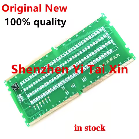 Memory Slot DDR2 DDR3 DDR4 DDR5 Diagnostic Analyzer Test Card SDRAM SO-DIMM Pin Out Notebook LED Tes