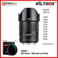 Viltrox Prime lens 33mm f1.4 Auto focus Portrait Bokeh Low light Sony, Fuji, Canon & Nikon mirrorles