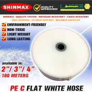 Submersible Water Pump Hose 2”3”4” Discharge White Duct Hose 10M-100M for Garden Irrigation PE Hose