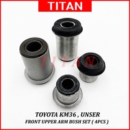 (4pc) Front Upper Arm Bush Set Toyota Liteace Km36 Unser