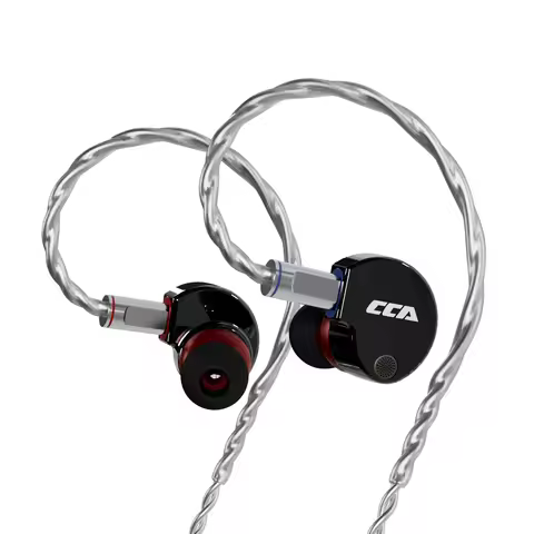 CCA Phoenix In-Ear Monitor All-Metal Dual-Magnet Dynamic Driver IEM with HiFi Clear Sound & Detachab