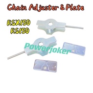 RS150 RSX150 Chain Adjuster Bracket/Chain Adjuster Plate/Swing Arm Am Bracket Ikat Rantai Kaki(2 pcs