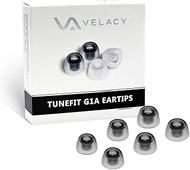 TuneFit G1A Silicone Earbud Tips, in Ear Headphones Replacement Ear Buds Tips, Patented Tech, (3 Pai