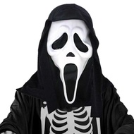 Halloween Latex Full Face Horror White Ghost Ghost Face Party Ghost Festival Dawn Killer Screaming H
