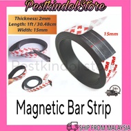 15mm Flexible Magnetic Bar Strip 3M Self Adhesive Tape Roll with Double Side Tape Jaring Nyamuk Ting