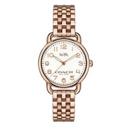 Coach Women Delancey Rose Gold Bracelet Watch 14502242