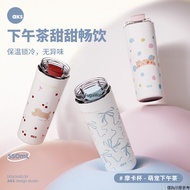 [Ready Stock] aks Cartoon 316 Thermos Cup Girl Portable Portable Coffee Cup Cute Water Cup Birthday 