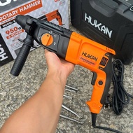 Genuine Hukan K89 3-Function Concrete Drill 950W Capacity Comes with 2 Chisels and 3 Drill Bits for 