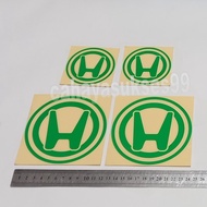 Sticker Motor Logo Honda Hijau Reflective Stiker Variasi Motor HB12