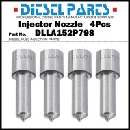 4x Diesel Fuel Injector Nozzle Tips 093400-7980 DLLA152P798 for ISUZU NPR NQR NRR 5.0d