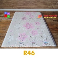Jual Plafon PVC Mewah Motif Bunga R46 Limited