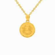 Zodiac Ox Coin Pendant in 999 Pure Gold