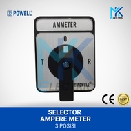 Selector Switch Ampere Meter Rotary Switch/ CAM Switch Ampere Meter 3 Position