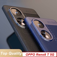 OPPO Reno Reno8 8T 8 T Reno8T 5G Casing Soft TPU Litchi Texture Protective Phone Case Cover