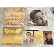 ALBUM CXM COMPACT VERSION UNSEALED FIX VER SCOUPS Scoups x Mingyu Seventeen 1st Mini Album Hype Vibe