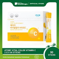 [Wellings] ATOMY Vital Color Vitamin C 90 Sticks | Immunity & Antioxidant Support