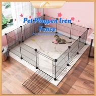 Combination Pets Cage Dog Cat Rabbits Guinea Pig Playpen Iron Fence Puppy Kitten House Space Supplies