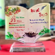 Gifts for teachers, graduation gifts, meaningful gifts for teachers - crystals printed with notebook