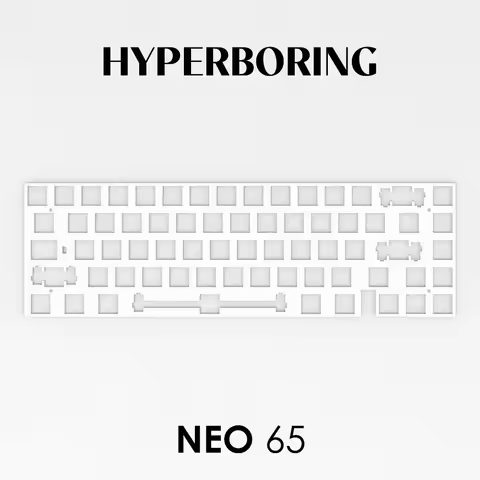 Neo65 Keyboard Plate Customized PP POM PC Aluminium Fr4 Keyboard Positioning Plate Hot Swap for Gami