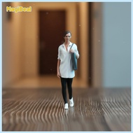 MagiDeal Finely Detailed 1:18 Scale Woman Figure Realistic Design Hand-Painted Female Miniature Resi