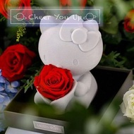 🌹🌹 Hello Kitty永生花玫瑰音樂盒🌹🌹